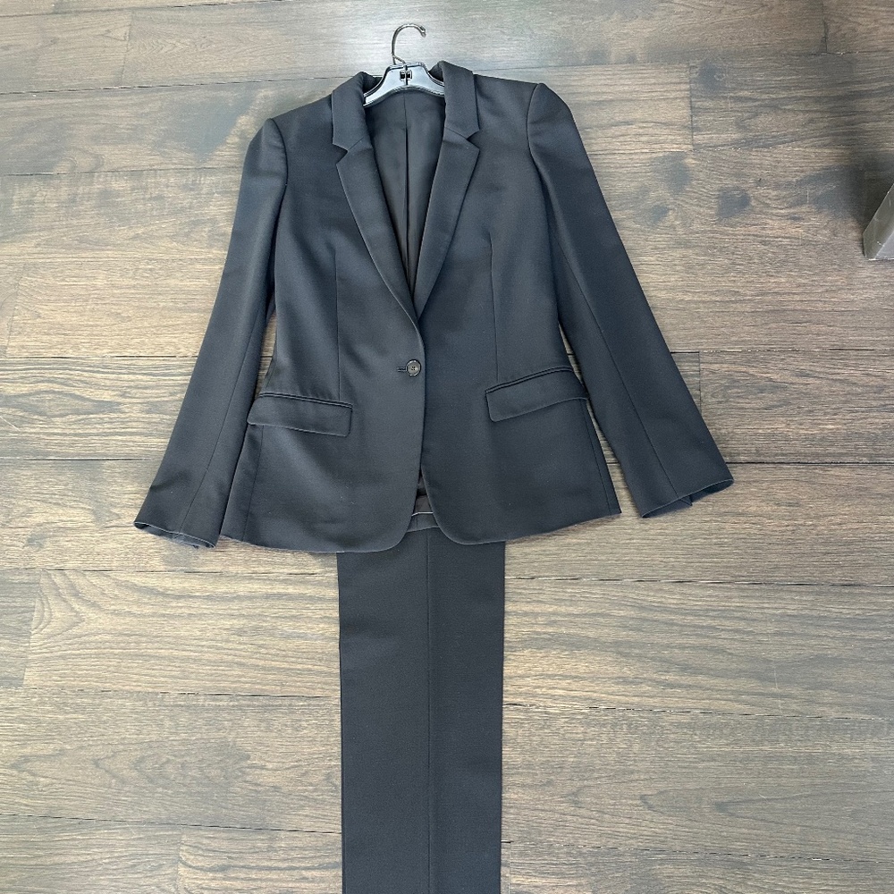 Acne Studios Two-Piece Dark Charcoal Pants Suit